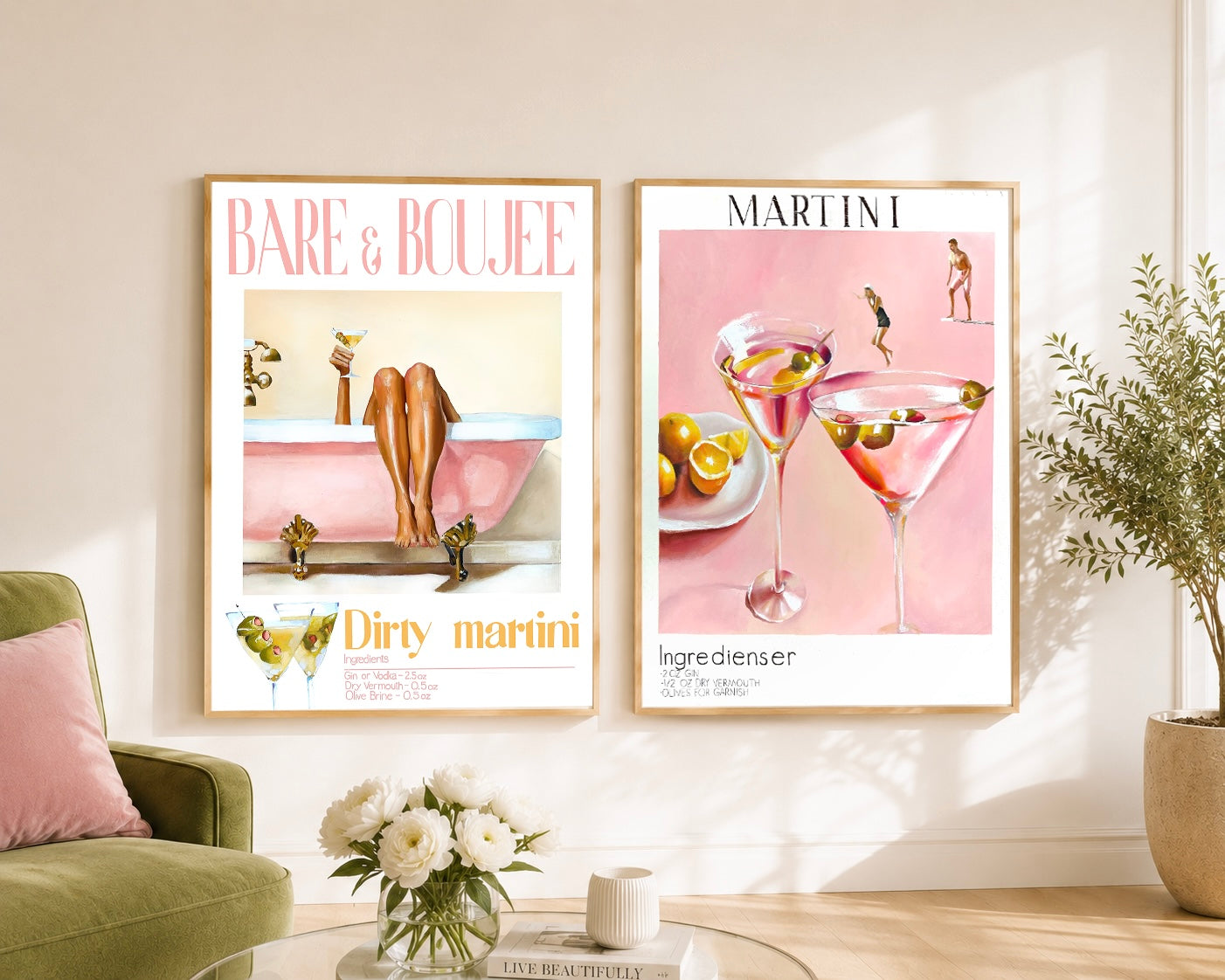 Bare & boujee poster
