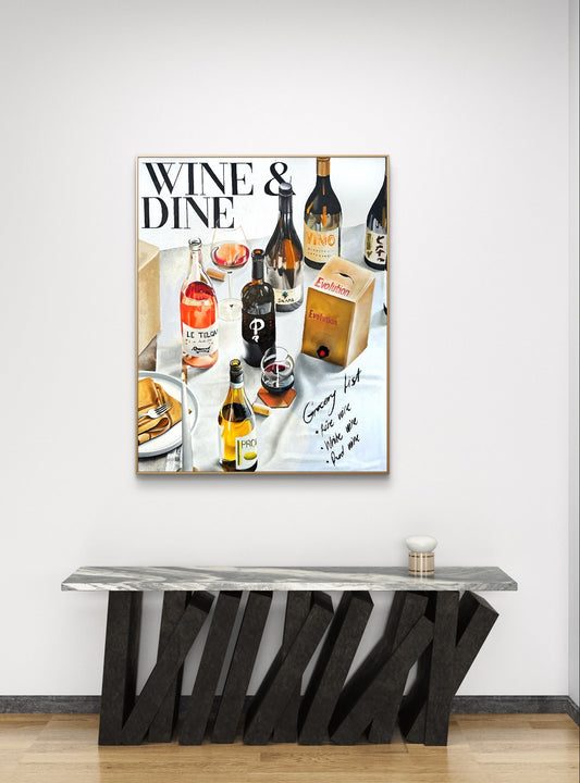 Wine & Dine Poster