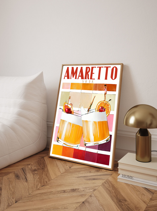 Amaretto sour poster 70x50
