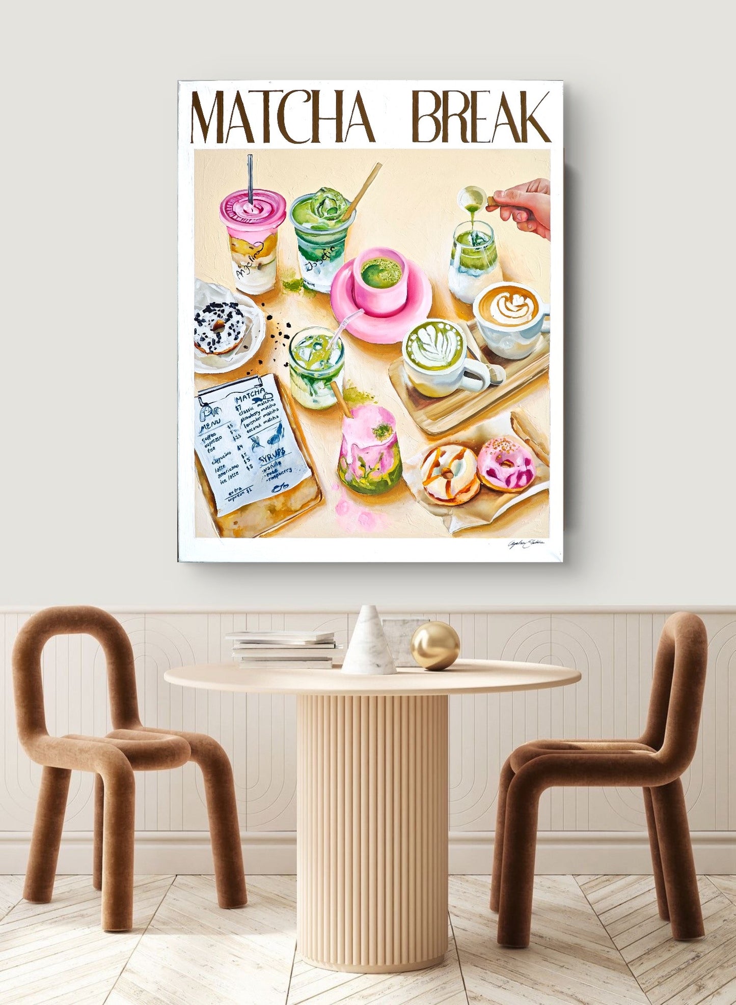 Matcha break Poster
