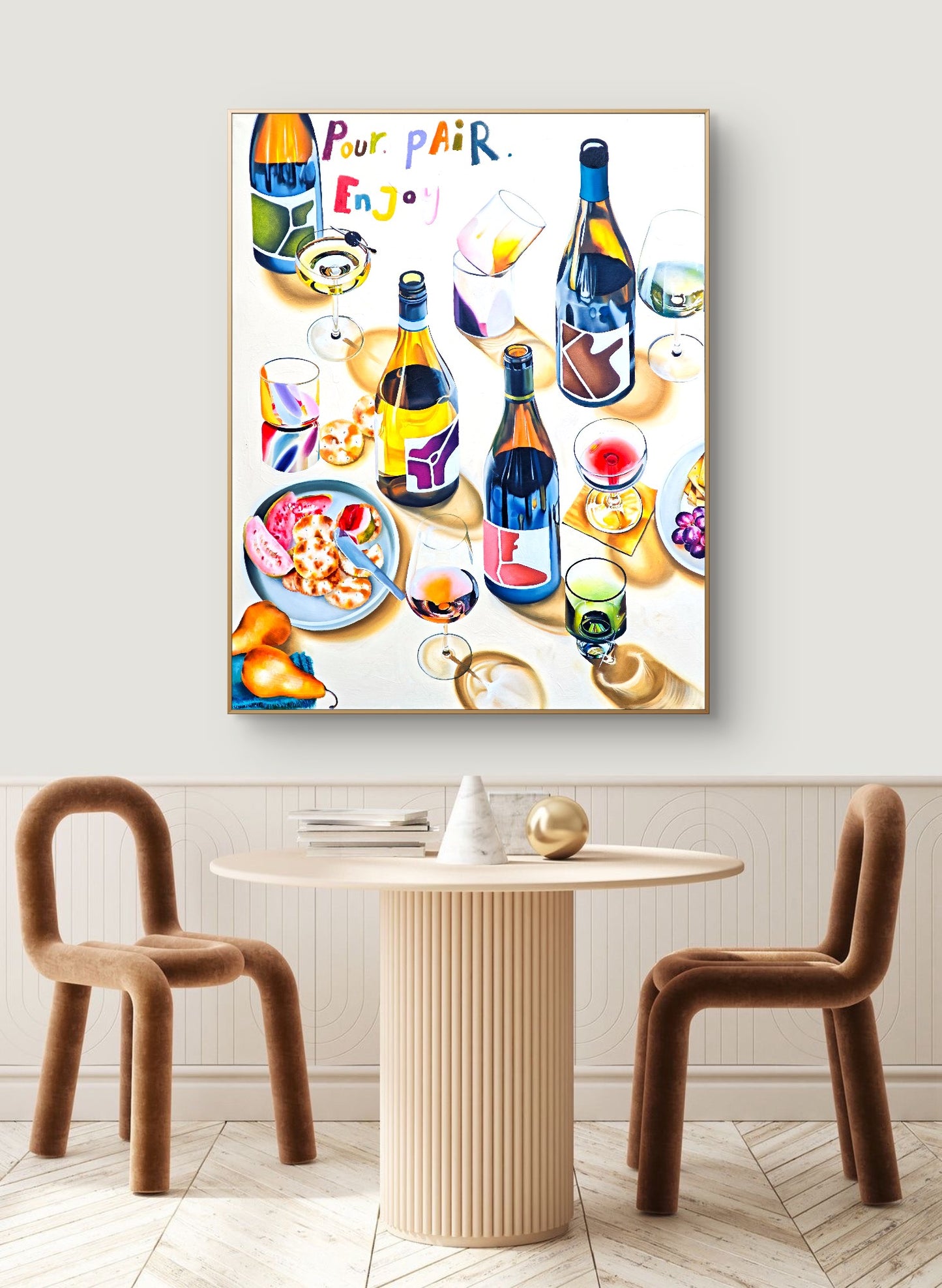 Pour pair enjoy Poster