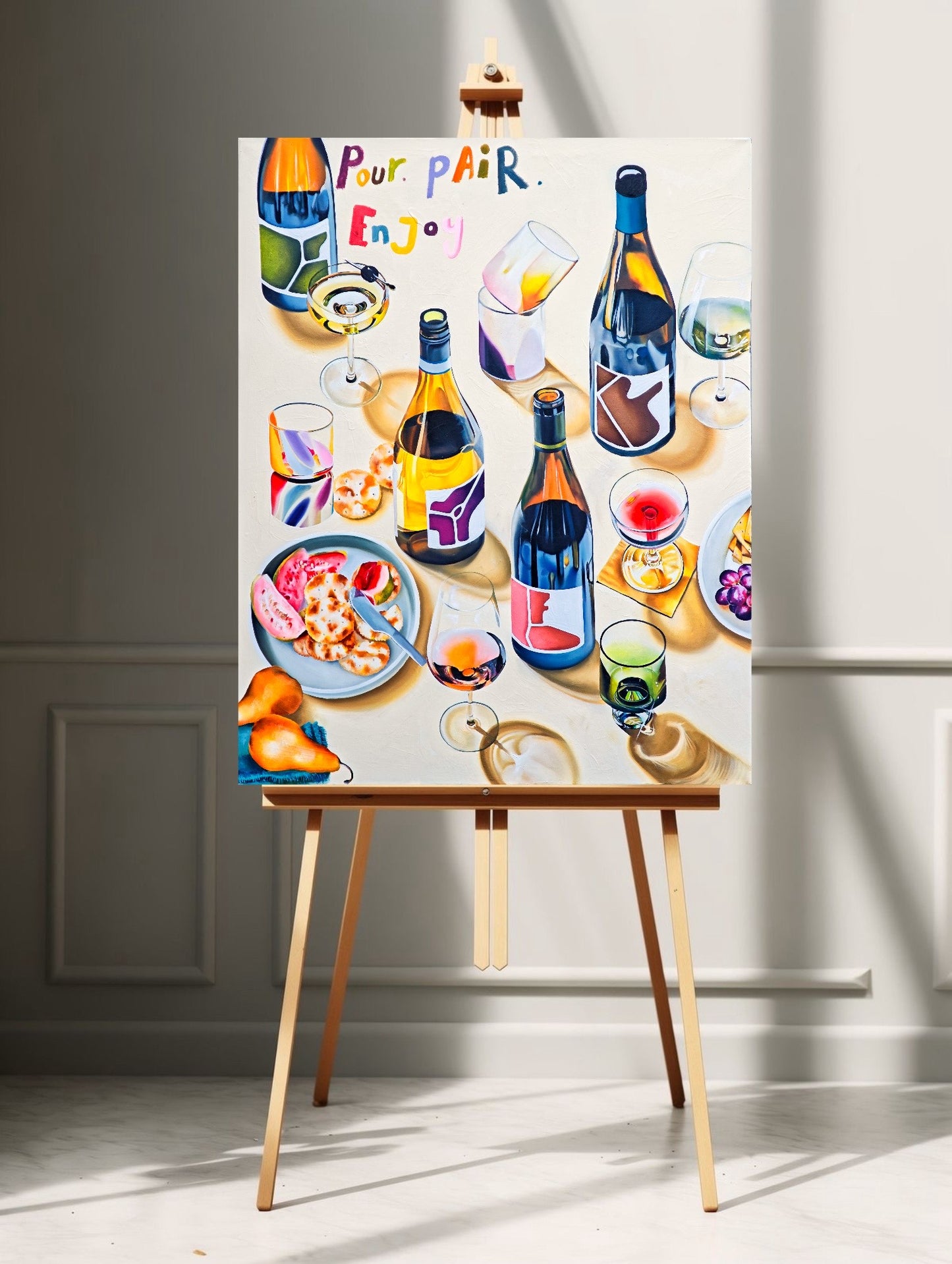 Pour pair enjoy Poster