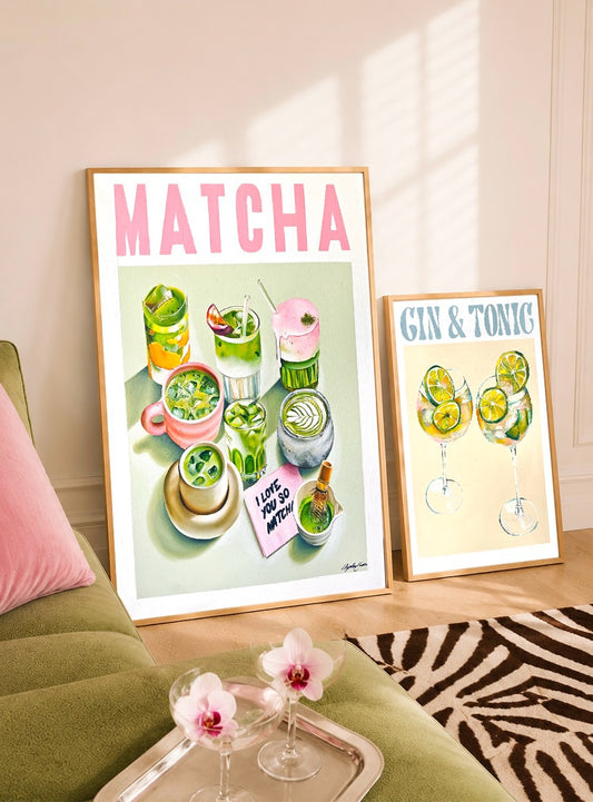 I love you so Matcha Poster