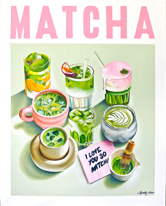I love you so Matcha Poster