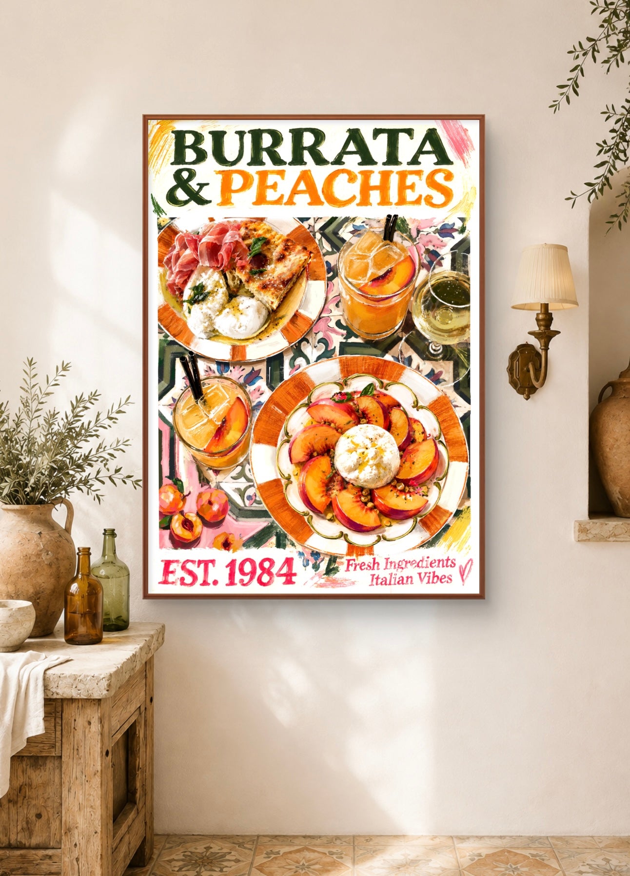 BURRATA & PEACHES