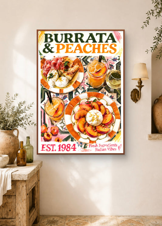 BURRATA & PEACHES