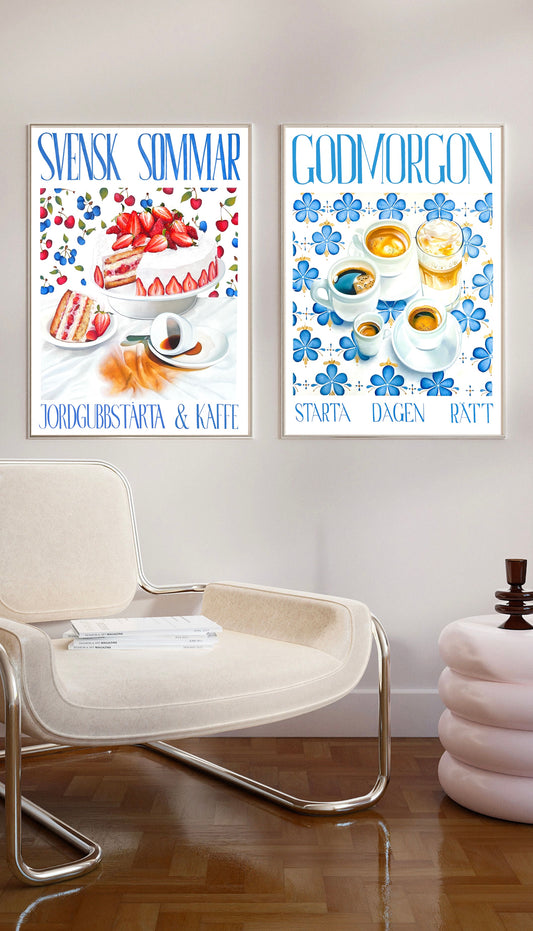 ”Svenskt sommar” poster 70x50