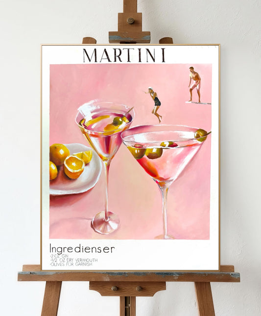 Martini bath poster