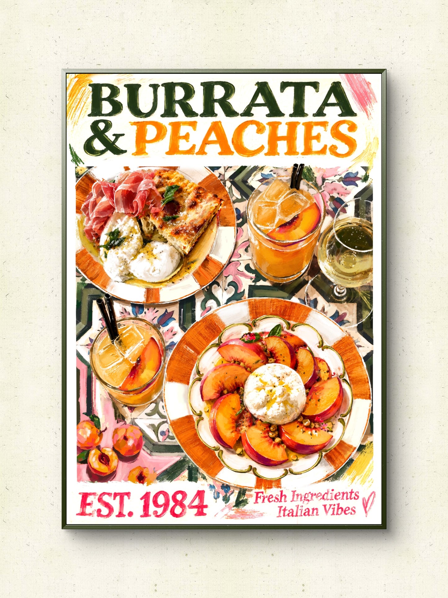 BURRATA & PEACHES