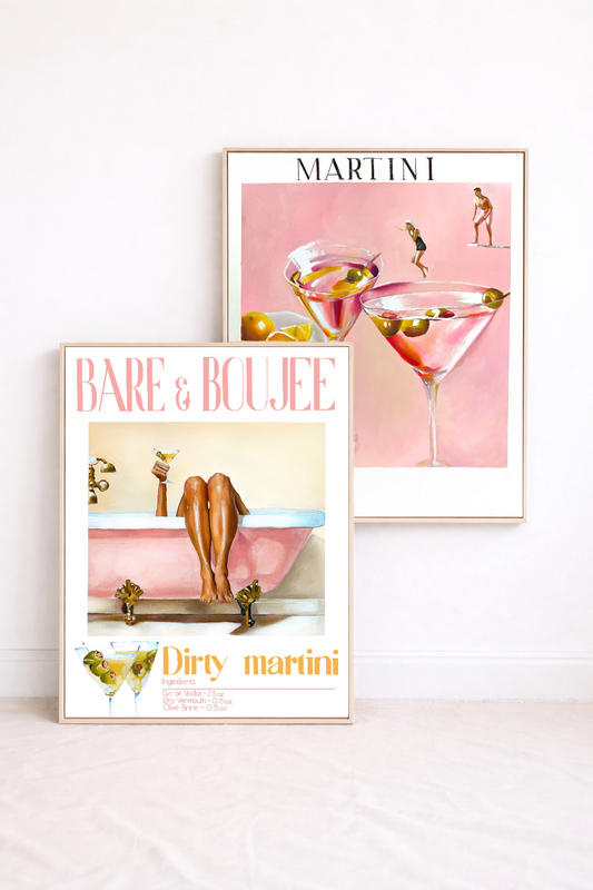 Bare & boujee poster