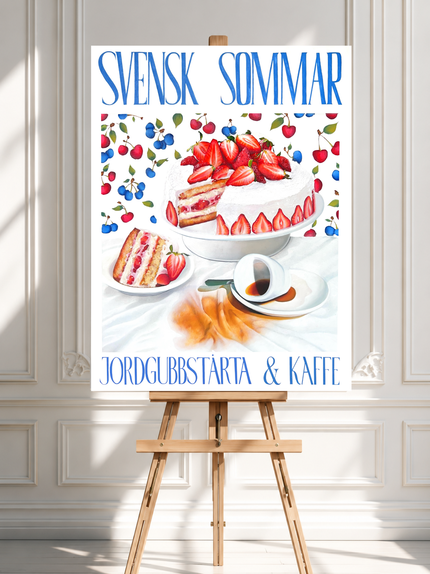 ”Svensk sommar” original tavla