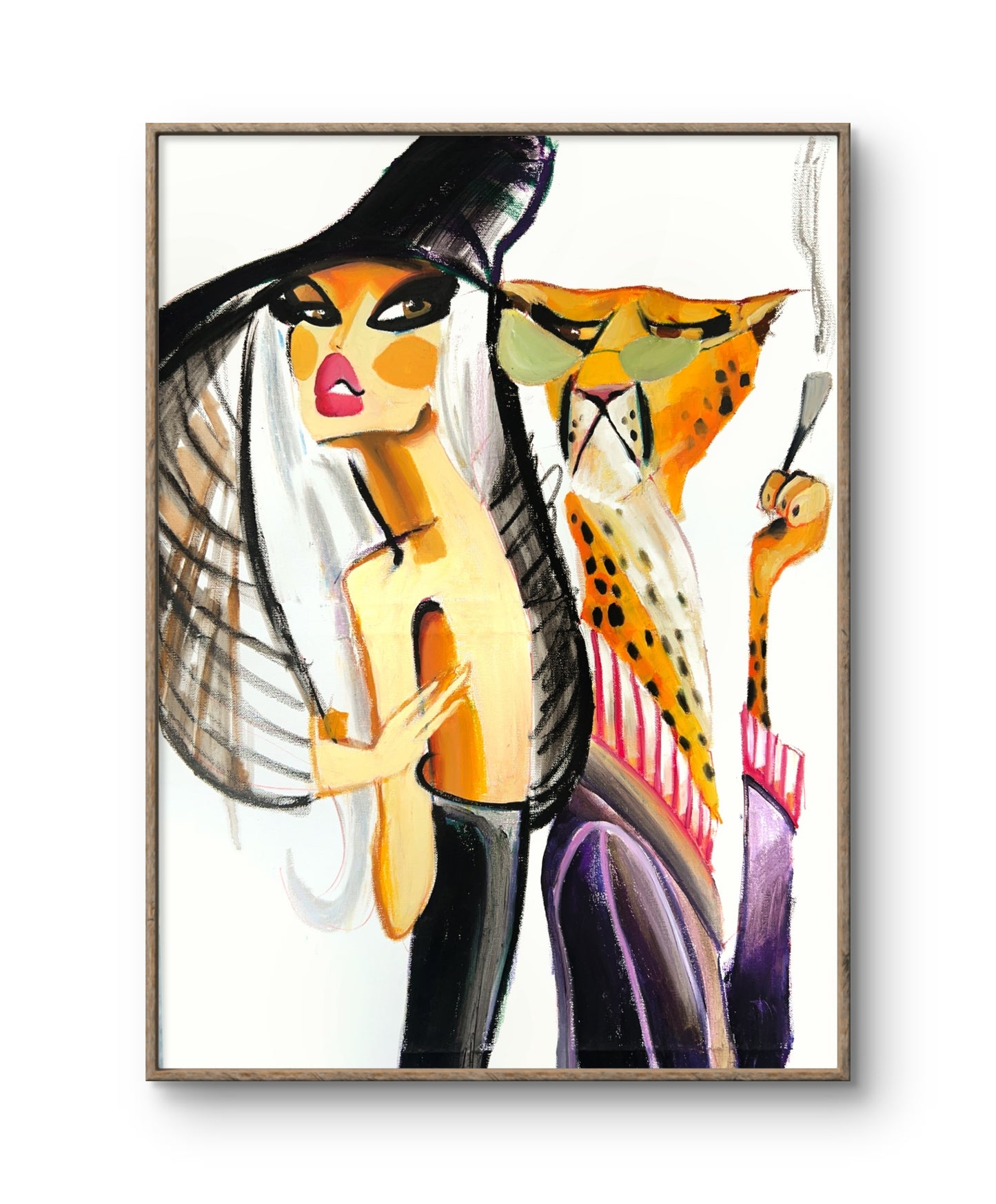 ”Violette” original tavla