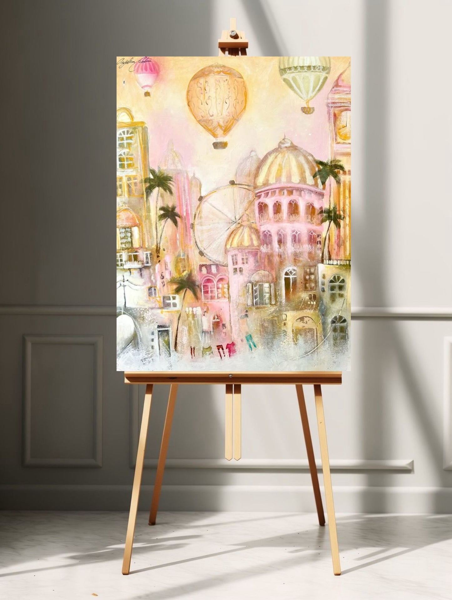 Fjäder lätt poster