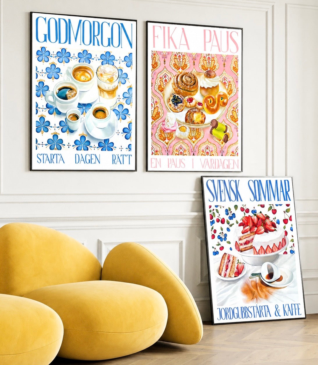 ”Fika paus” poster
