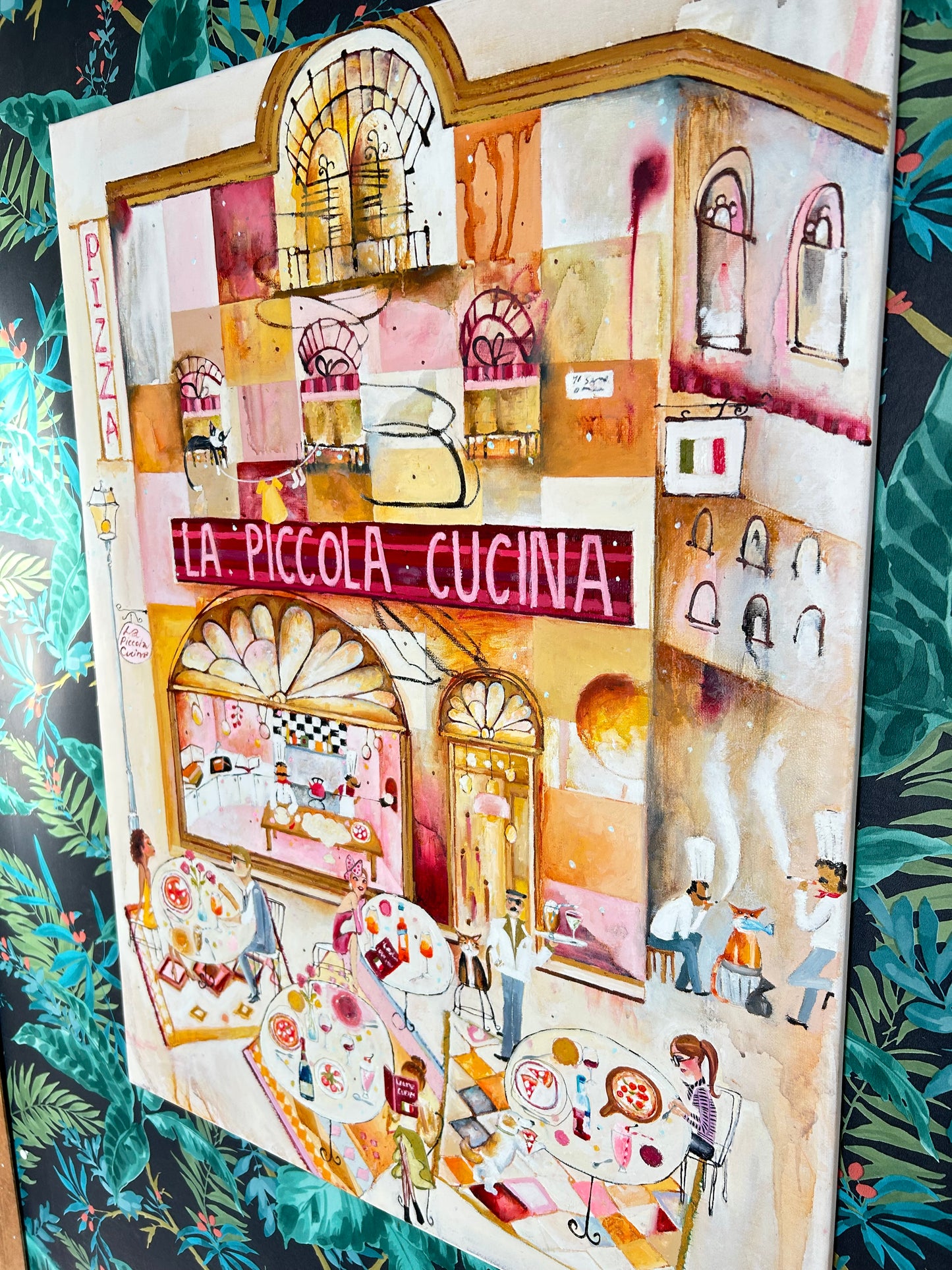 La piccola cucina original tavla