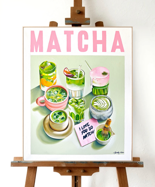 I love you so matcha poster 70x50