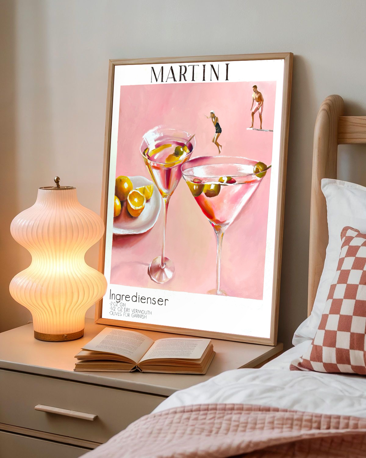 Martini bath poster
