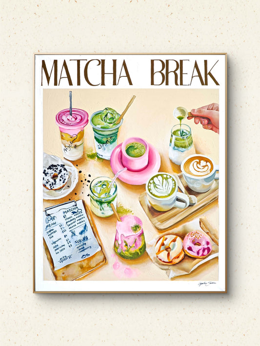 Matcha break Poster