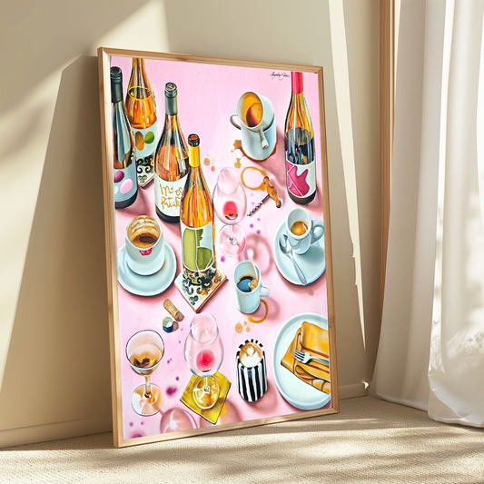 Dinner party poster 70x50