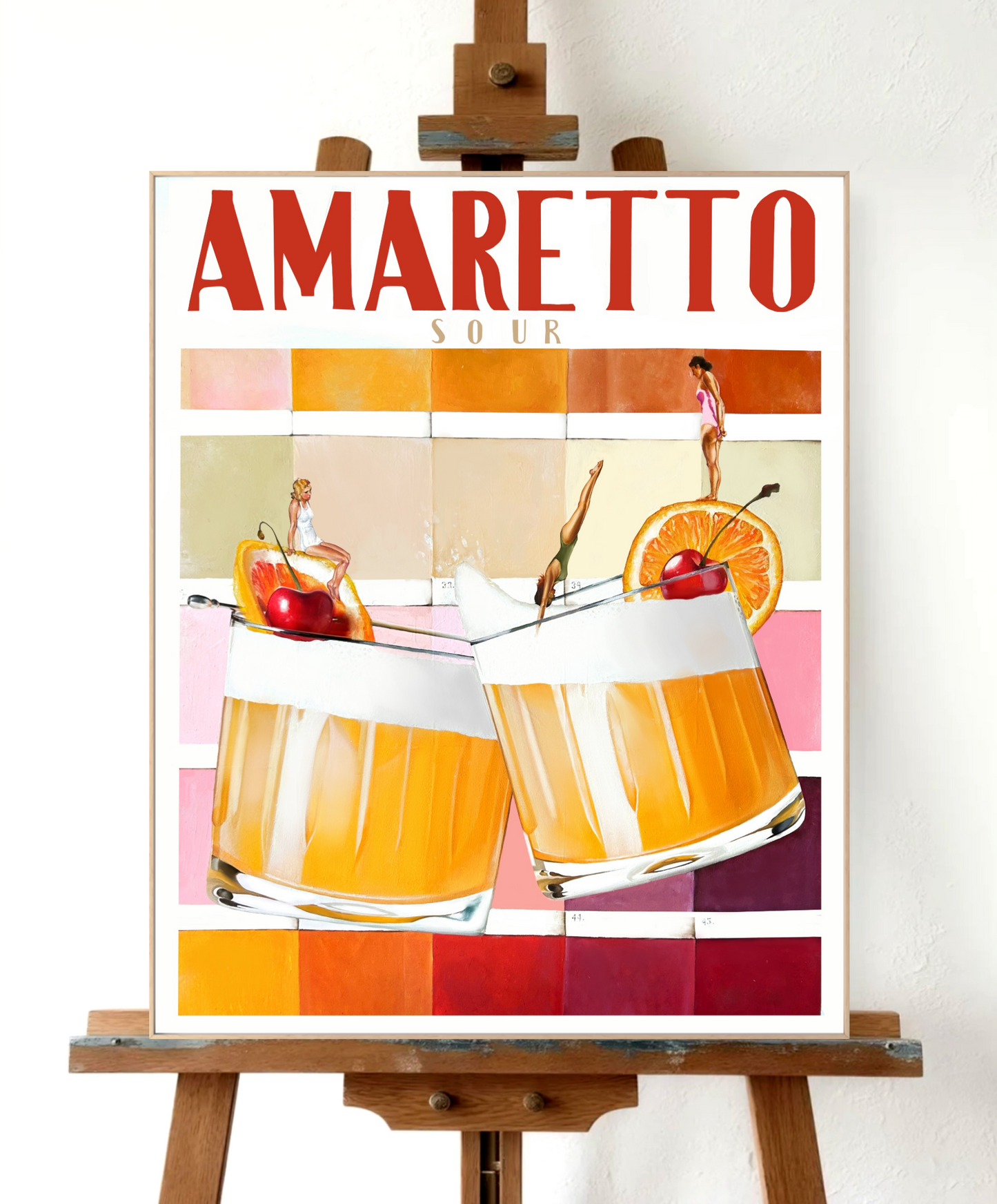 Amaretto sour poster 70x50