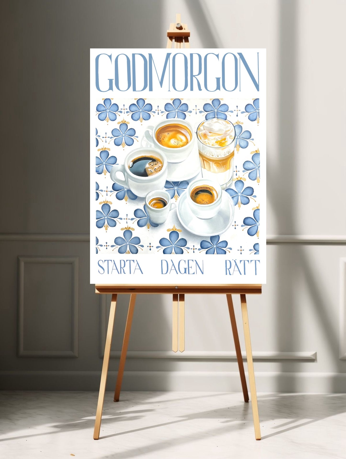 ”Godmorgon” poster 70x100 cm
