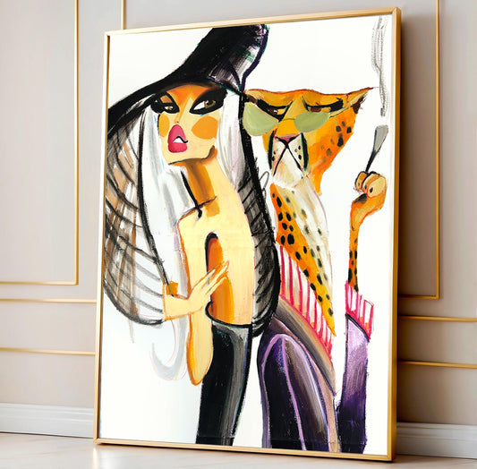 ”Violette” original tavla