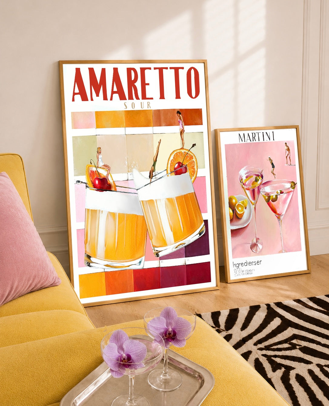 ”Martini bath” Poster