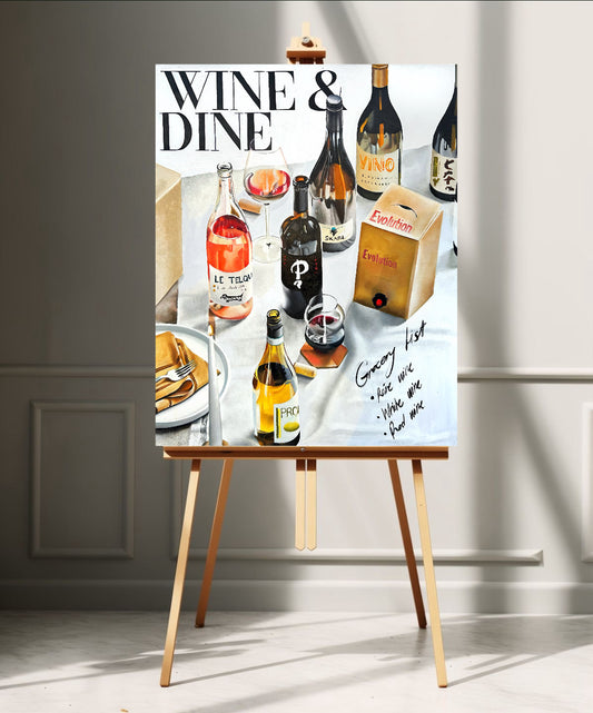 Wine & Dine Poster