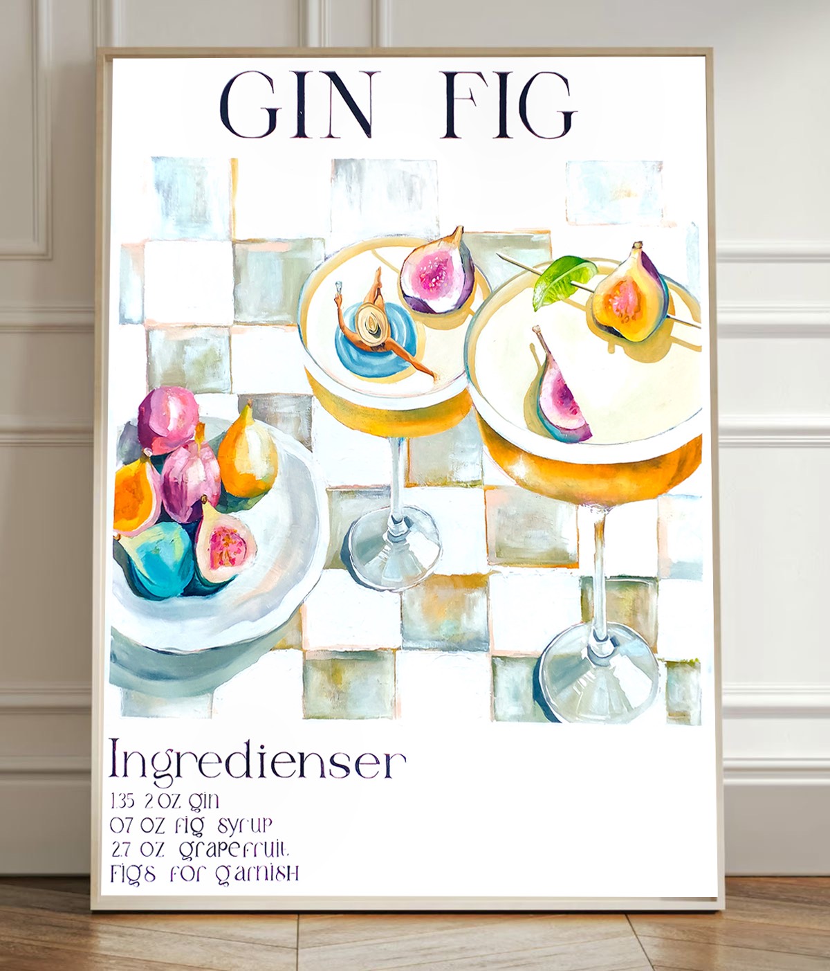 Gin Fig Poster