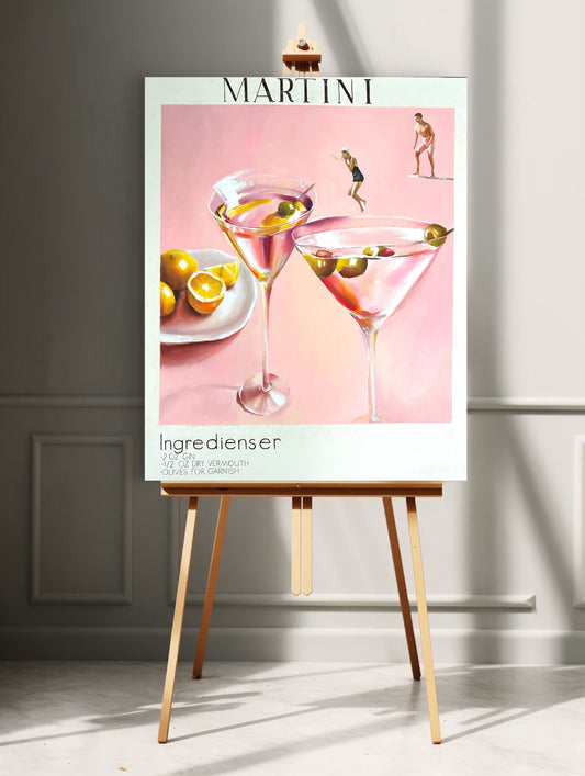 Martini bath Poster
